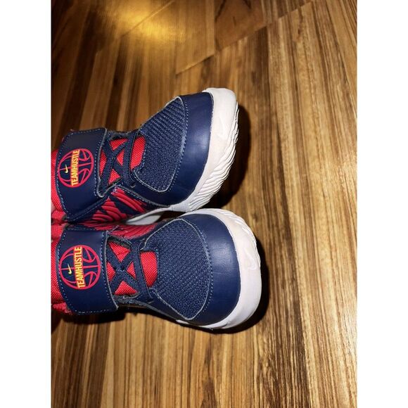 NEW Boy's 10c Nike TEAM HUSLE D9 (TD) Toddler Shoes‎ Sneakers AQ4226 403 Toddler - Picture 5 of 8